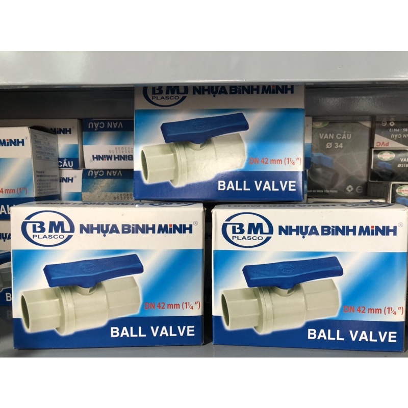 Van khoá nước PVC Bình Minh 21,27,34,42