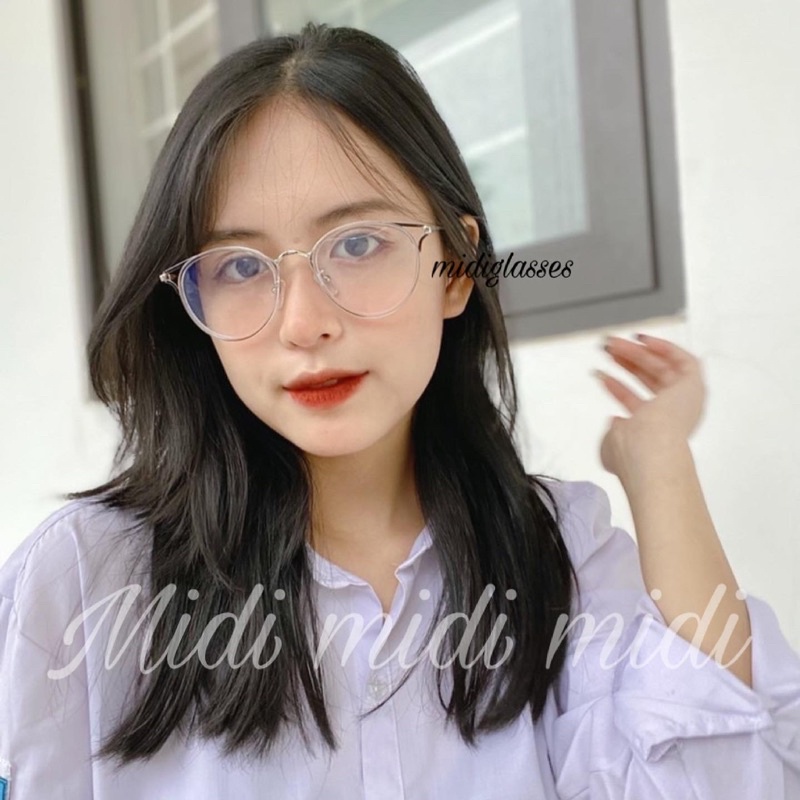 KÍNH TRÒN TAI MÈO DÁNG MỚI không độ