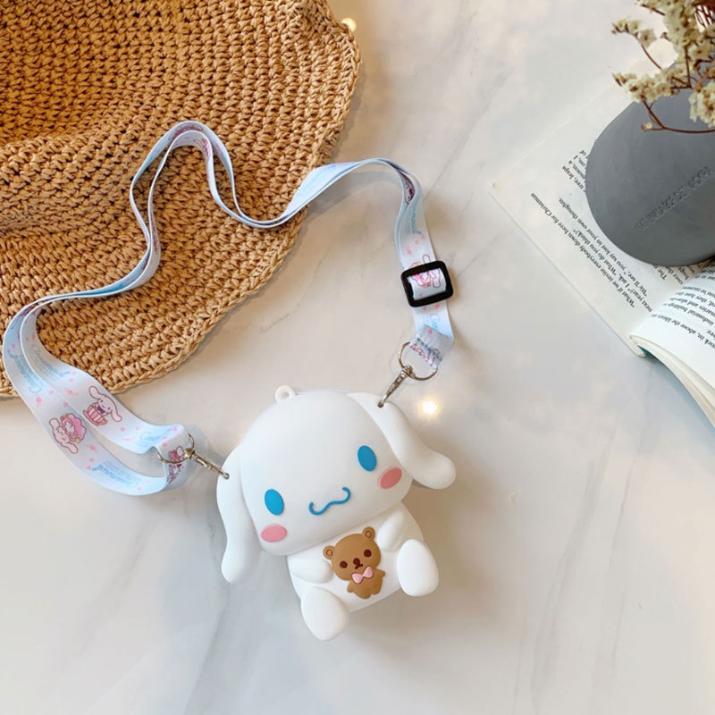 [Kacily]Sophia Kids Messenger Túi và Totes và Túi silicone hoạt hình