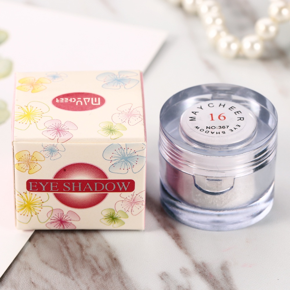 Trang Điểm 美 茜 儿MAYCHEERPhấn Bóng Trắng Sáng Ngọc Trai Làm Đẹp Trang Điểm Mở Mắt Nằm Tằm Làm Sáng Phấn Mắt