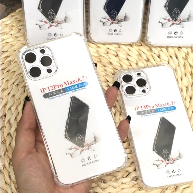 Ốp chống sốc iphone,ốp lưng iphone,trong 4 gốc bảo vệ tốt điện thoại khi làm rơi rớt,cầm lên vừa tay,có từ 6G ->14promax