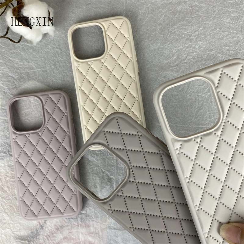 Diamond shaped liquid silicone phone case suitable for iPhone X XS XR XSMAX 11 14 15 12 13 PROMAX 15PLUS shockproof full case protection