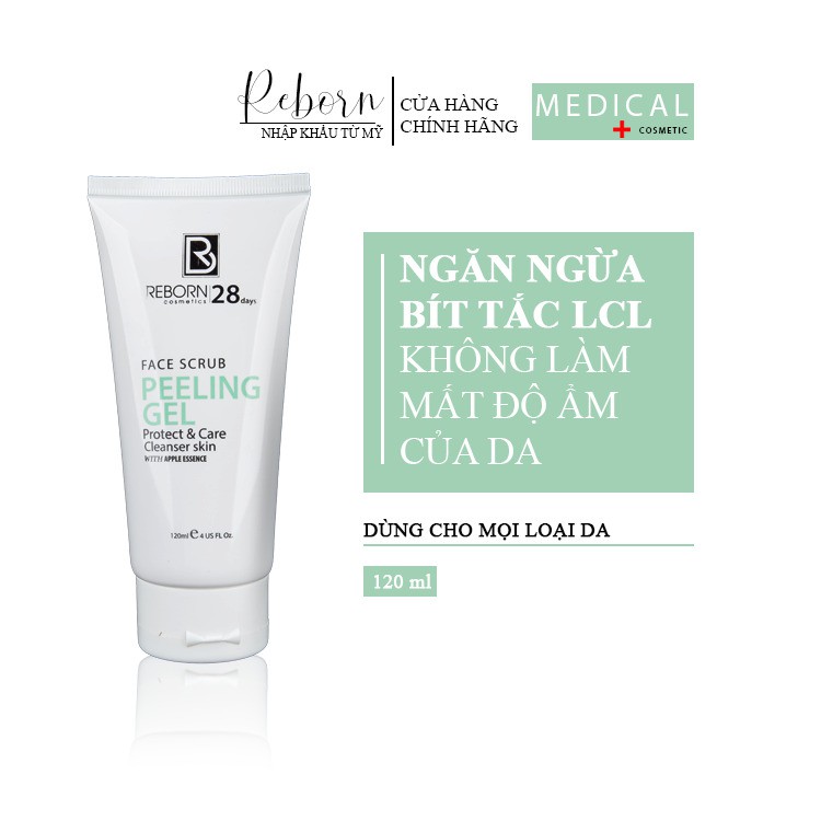 Tẩy da chết face REBORN 120ml