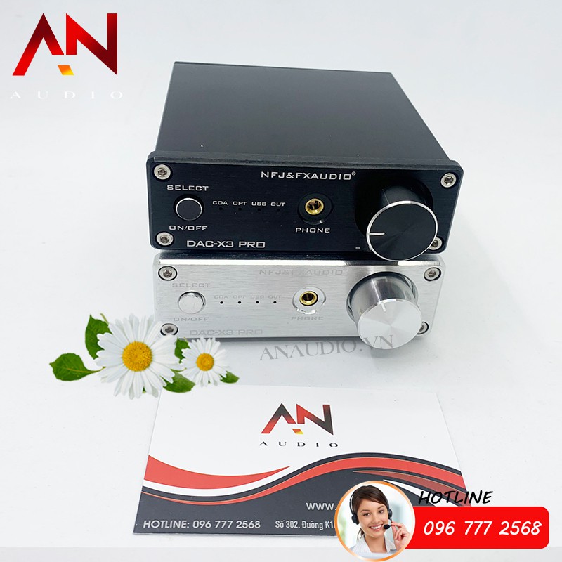 FX-Audio DAC-X3 Pro Bộ Giải Mã Khuếch Đại Âm Thanh 24BIT/192Khz