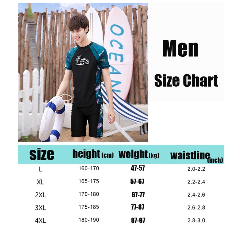 Bộ Đồ Bơi Tay Dài Thời Trang Đi Biển Cho Nam Và Nữ áo tắm cho cha mẹ và con cái