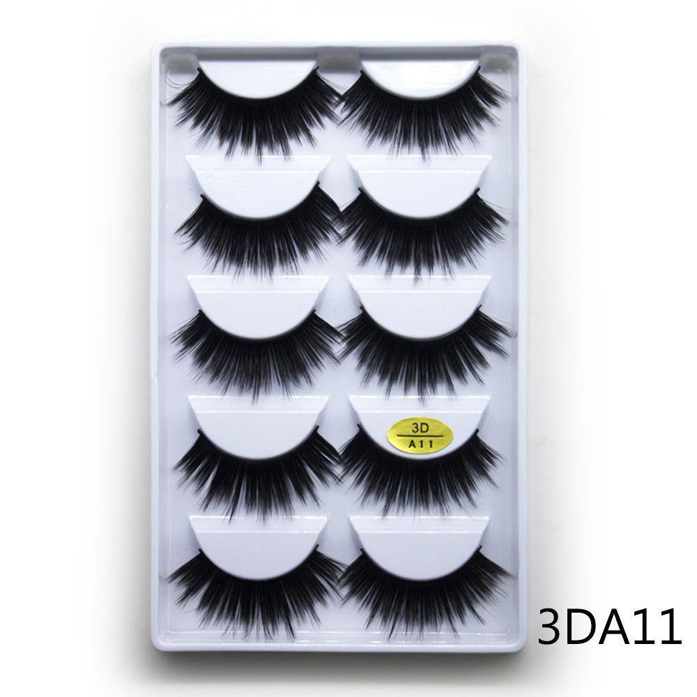 Bộ 5 Cặp Lông Mi Giả Tự Nhiên Thời Trang Dành Cho Nữ