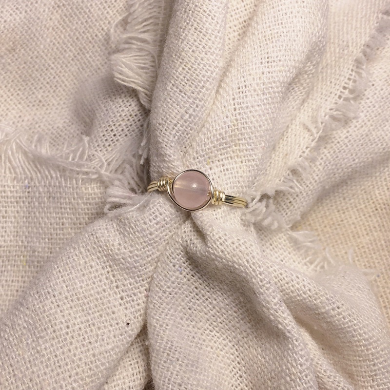 Nhẫn Rose Quartz