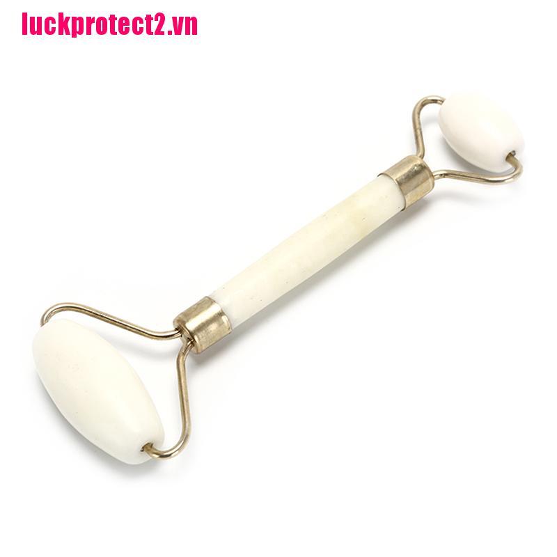 H&L 1x Natural Jade Stone Massager Roller Spa Head Neck Body Facial Beauty Tools