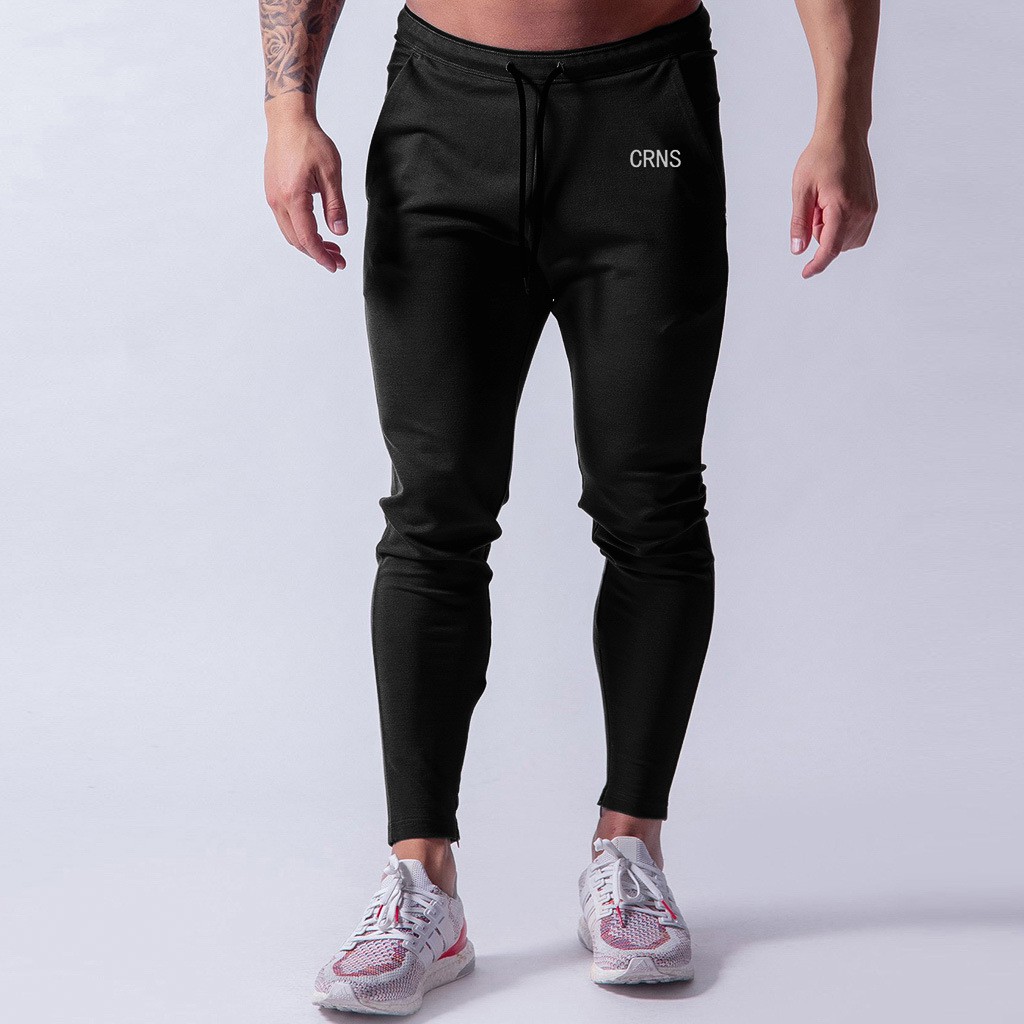 Bộ Áo Khoác Quần Jogger Nam Tập Gym CRNS Chất Nỉ Thun Cotton Cao Cấp Co Dãn 4 Chiều