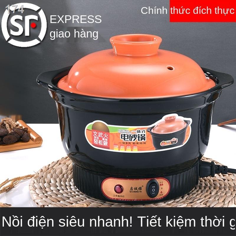 nồi hầm điện gia dụng sứ canh sức khỏe cháo tráng miệng thực phẩm bổ sung