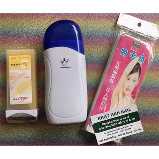 Sale-máy wax lông+ 1sáp+ tệp giấy