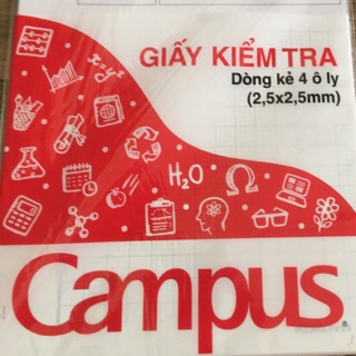 Giấy kiểm tra cấp 1 campus