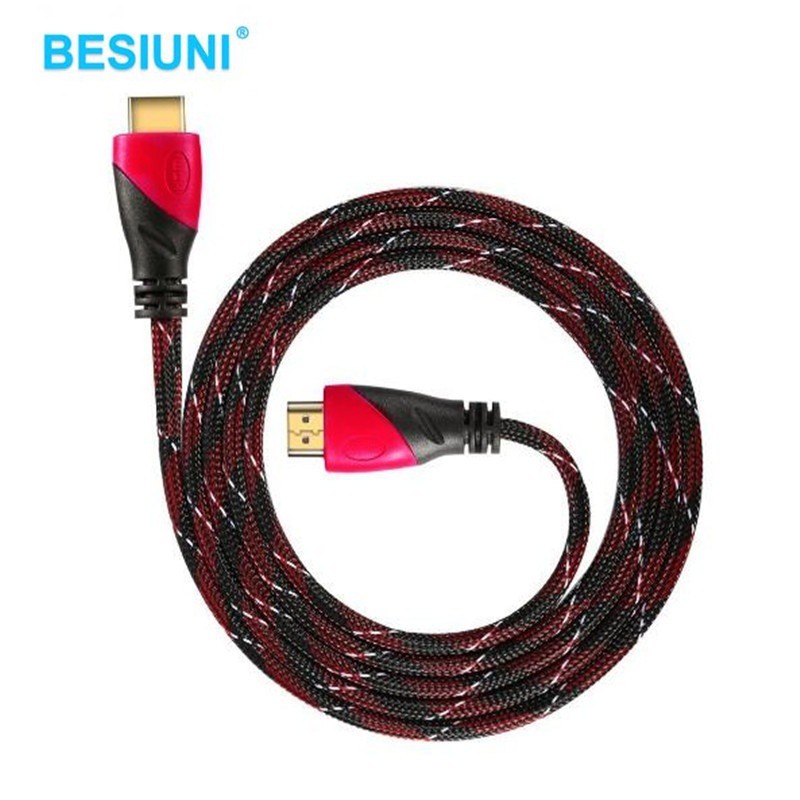 Dây cáp HDMI tốc độ cao đầu nối mạ vàng 1080P dài 0.5m/1m/1.5m/2m/3m/5m/8m