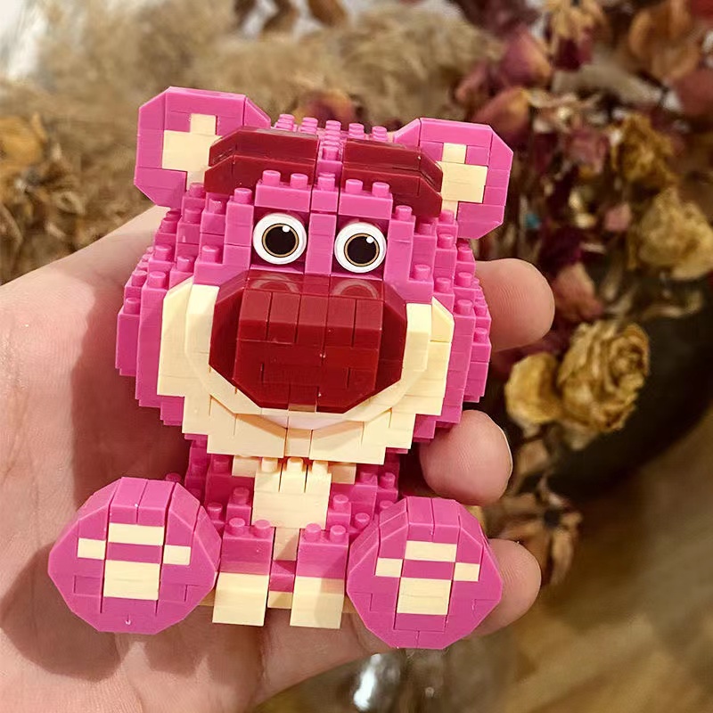 DISNEY Bộ Đồ Chơi Lắp Ráp Mô Hình Chú Gấu / Việt Quất 3D Hiệu Ứng Cho Bé
