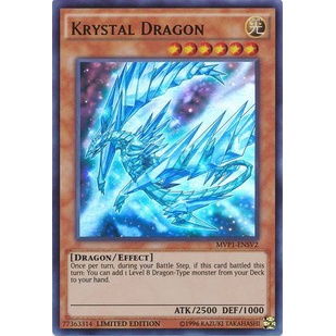 Thẻ bài Yugioh - TCG - Krystal Dragon / MVP1-ENSV2'