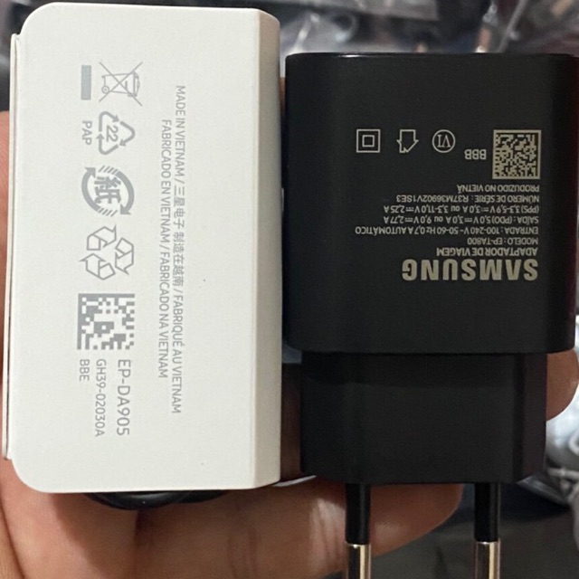 Bộ sạc nhanh 25w samsung chính hãng