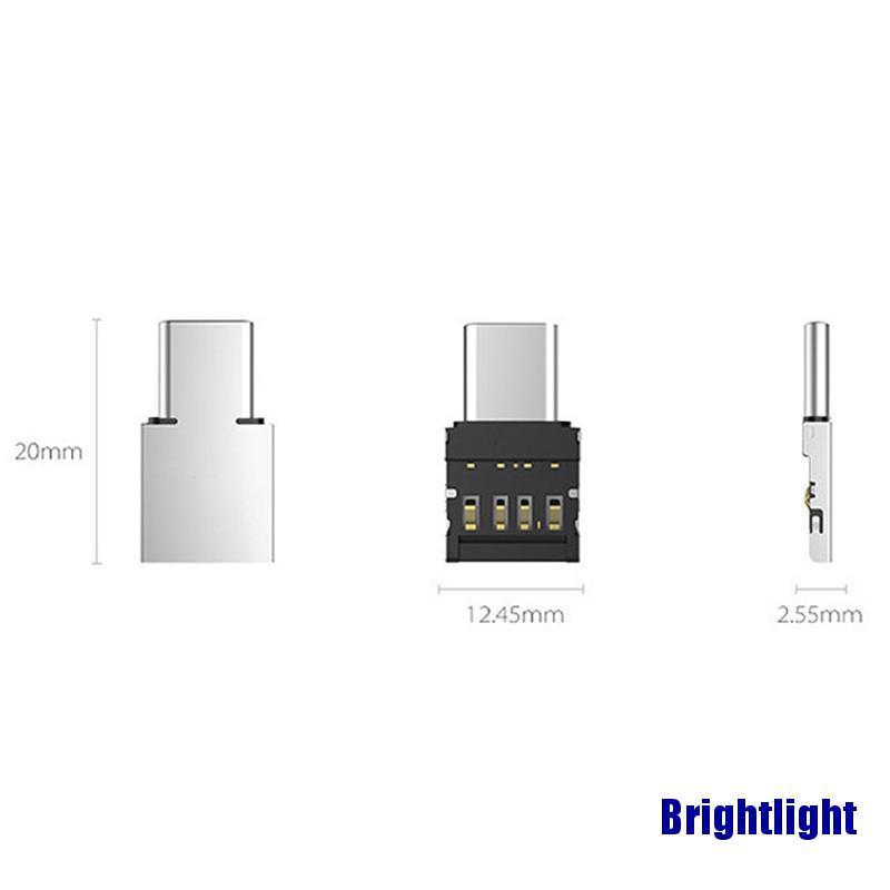 Đầu Chuyển Đổi Usb-C 3.1 Type C Male Sang Usb Female Otg Cho Ổ Đĩa U | BigBuy360 - bigbuy360.vn