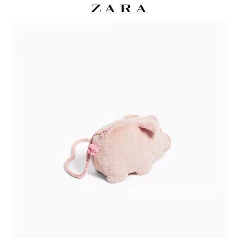 Túi heo bông Zara xuất xịn