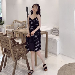 (Hàng order) Đầm chấm bi nhiều tầng BBS17