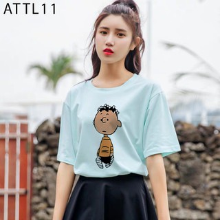 ÁO THUN TAY LỠ CÓ SIZE IN HÌNH CHÚ BÉ TÓC XOĂN SIÊU HOT ĐỦ MÀU - ATTL11