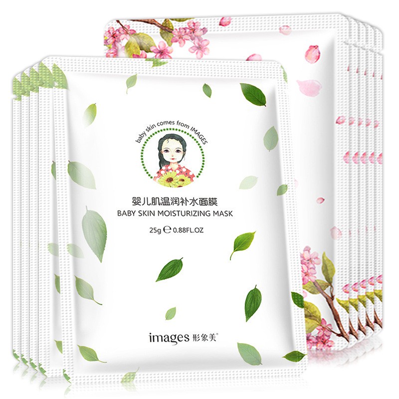 Mặt nạ trà xanh và hoa anh đào Images