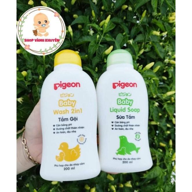 SỮA TẮM PIGEON 2 IN 1 200ML/700ML