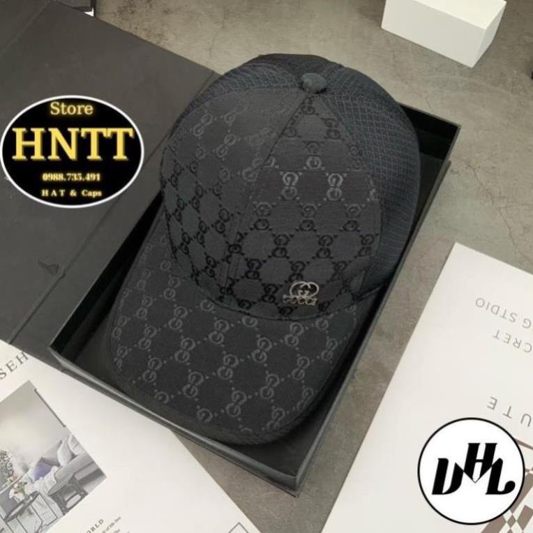Nón Kết Lưới in Gucci Đính Tag Logo Gucci Thời Trang Nam Nữ