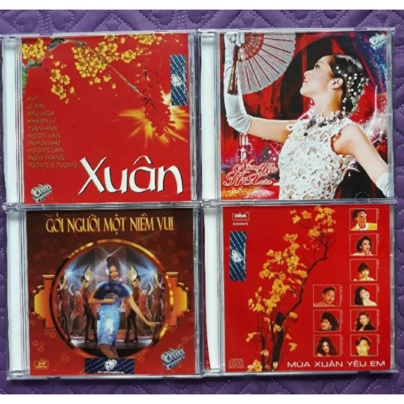 Bộ 4 cd nhạc xuân phono