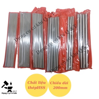 Thép gió hss , Dao tiện thép gió tròn đường kính từ 3mm tới 10mm dài 200mm