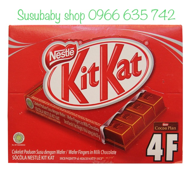 Bánh socola kitkat nestle 4F 35g