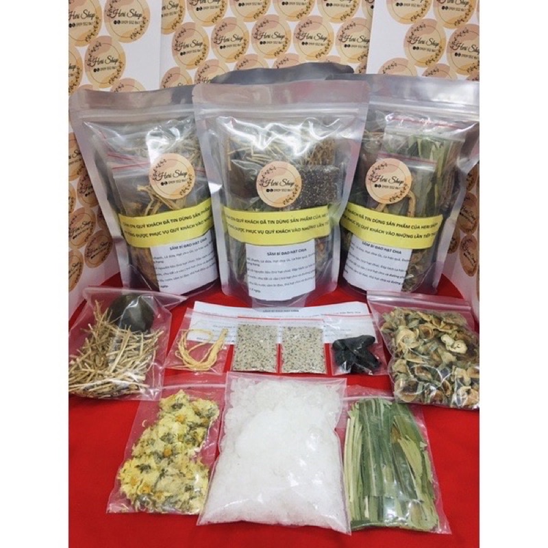 10 Set - Trà Sâm Bí Đao Hạt Chia 13 vị - 500g
