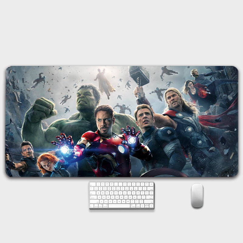 Tấm Lót Chuột Máy Tính Dày Dặn Họa Tiết Siêu Anh Hùng marvel / Người Nhện / Người Sắt Để Bàn Tùy Chỉnh Tiện Dụng