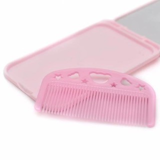 Bộ gương lược trang điểm mini  (hình thật)