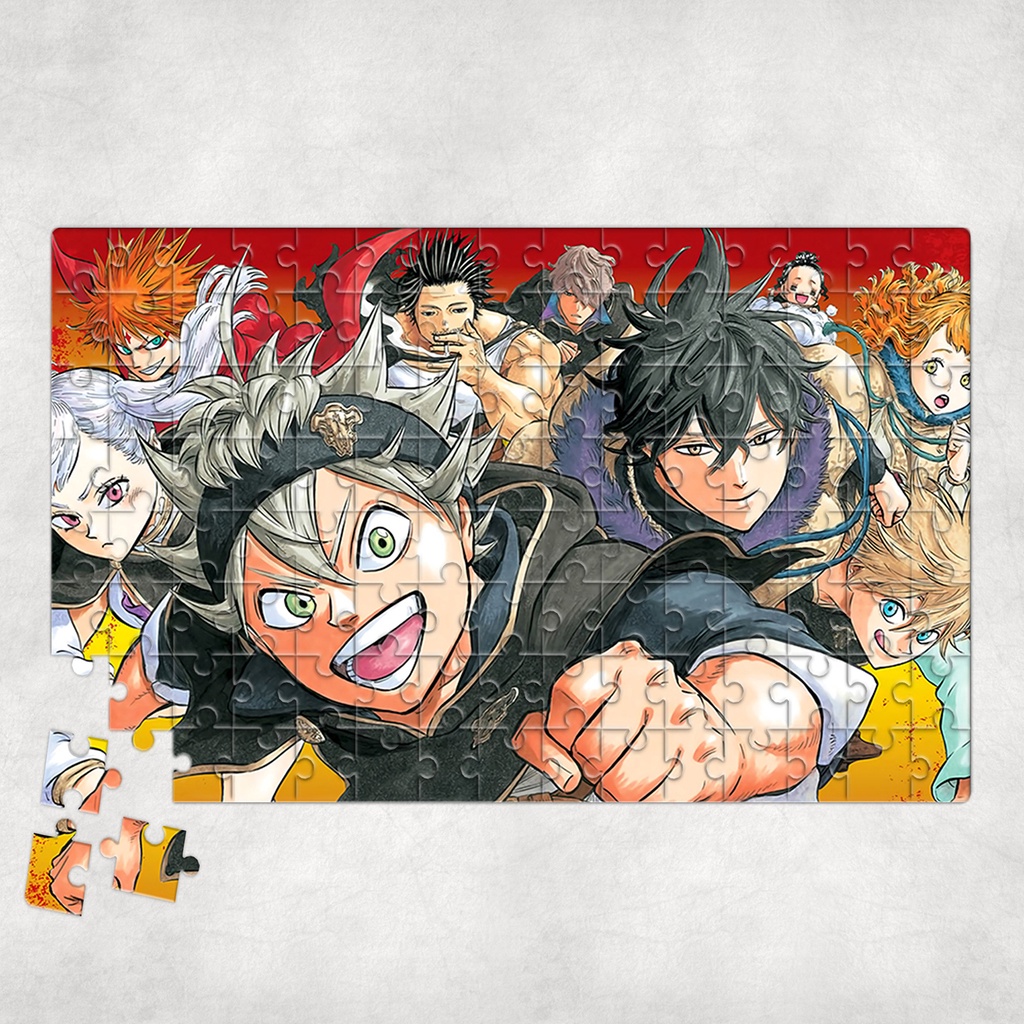 Tranh ghép hình Anime - Tranh ghép hình BLACK CLOVER - Mẫu 2 - Nhận in hình tranh ghép theo yêu cầu