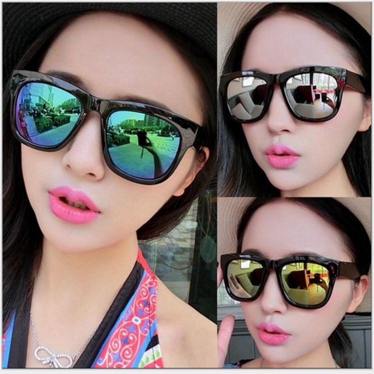 Mắt kính nữ thời trang du lịch biển phim nhiều màu sắt