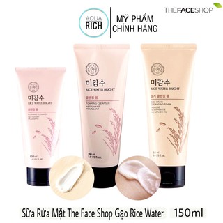 SỮA RỬA MẶT TRẮNG Da Gạo The Face Shop Rice Water Bright
