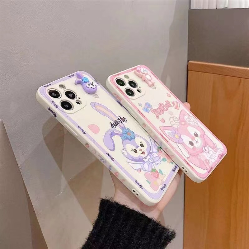 Ốp Điện Thoại Mềm Hình Lingna Belle Star Delu 3D Sang Trọng Cho iPhone 14 13 12 11 Pro Max X Xs Xr 7 8 Plus