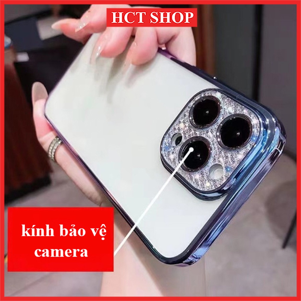 Ốp lưng SULADA camera hoạ tiết diamond cho iPhone 11Promax, 12Promax, 13Promax, 14Promax siêu sang