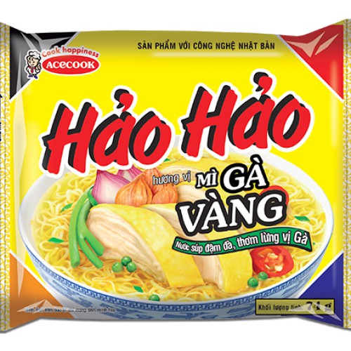 Mì Hảo Hảo vị Gà Vàng Thùng 30 gói (74g/gói)