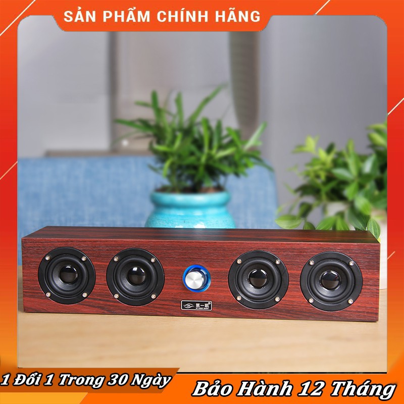 [BH:12 Tháng +Freeship] Loa Thanh Soundbar Vỏ Gỗ X11,  4 Loa Bass, Treble Siêu Trầm - Loa Vi Tính Dùng Cho Máy Tính,Tivi