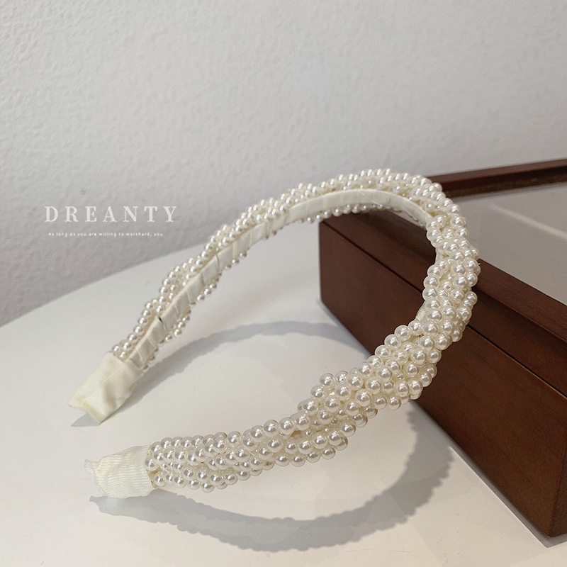 Băng Đô Đính Ngọc Trai Thời Trang Dành Cho Nữ