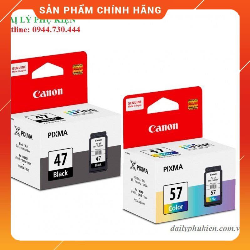 (Có sẵn) Bộ mực in canon E410 (màu + đen) _Siêu rẻ