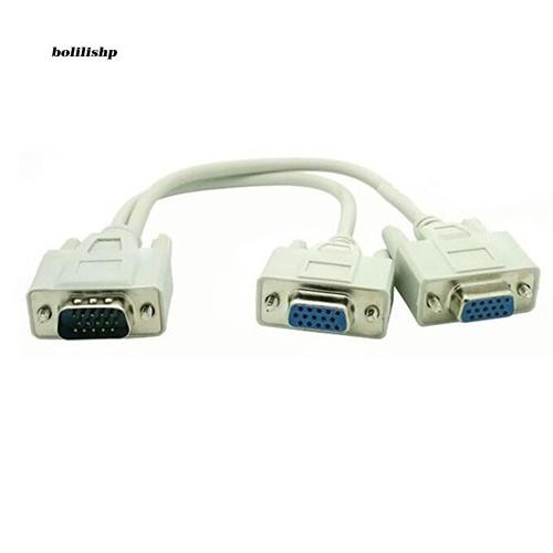 Giắc chia cổng VGA ra 2 đầu VGA 15Pin chất lượng cao