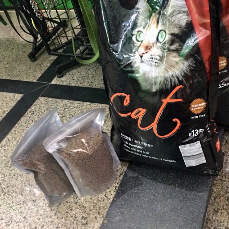 Hạt Cat Eye cho mèo túi 500gram, 1kg date xa giá rẻ thức ăn dành cho mèo mọi lứa tuổi