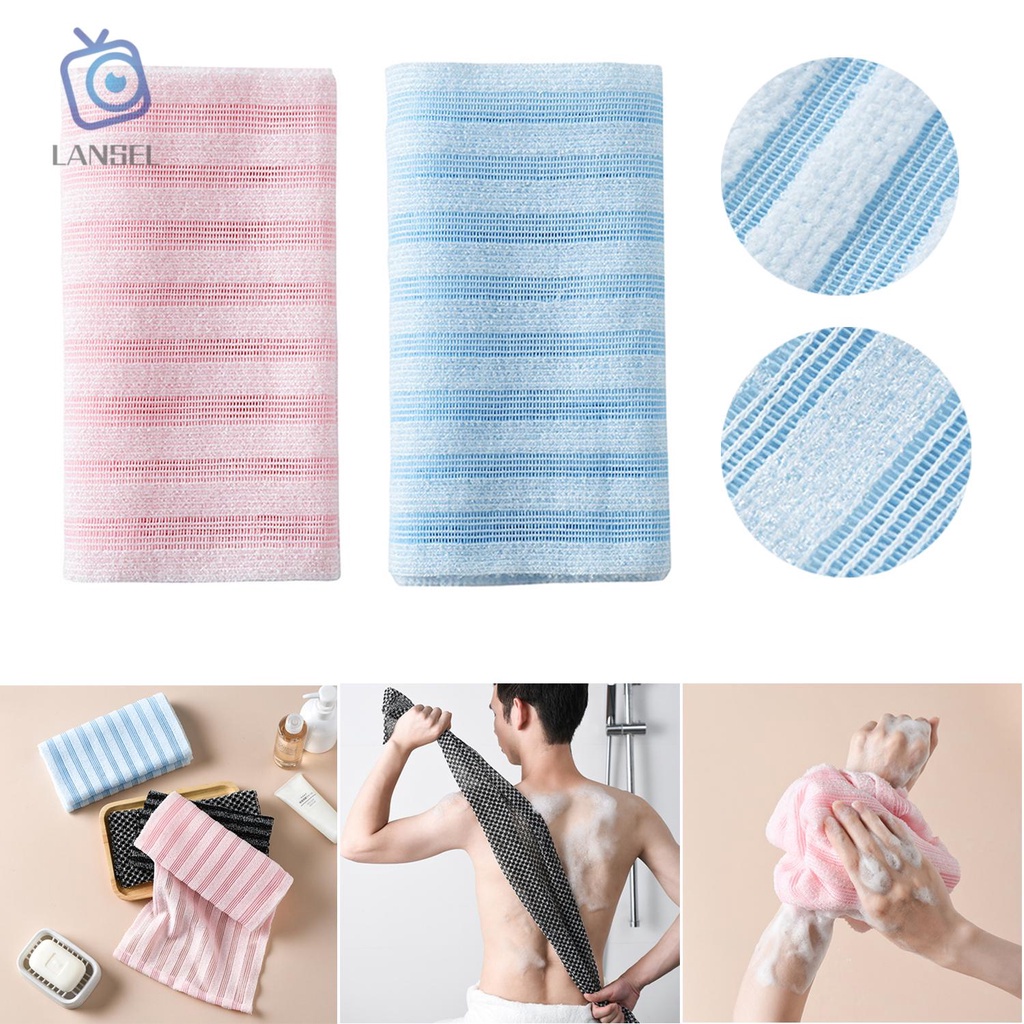 Khăn tắm chà lưng mát xa tẩy tế bào chết siêu bền nhiều màu tùy chọn