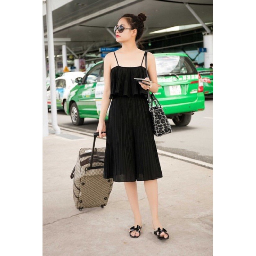 ĐẦM MAXI 2 DÂY BÈO NGỰC