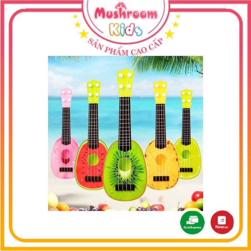 Đồ Chơi Đàn Ukulele Hình Trái Cây Dễ Thương Dành Cho Bé