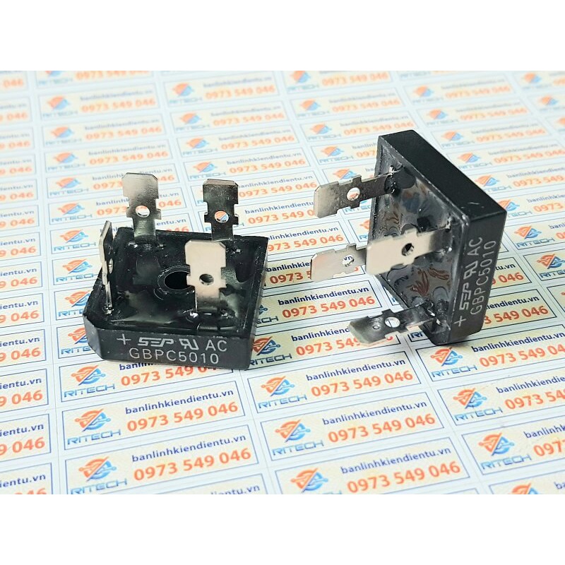 [COMBO 2 CHIẾC] GBPC5010 Diode cầu 50A/1000V