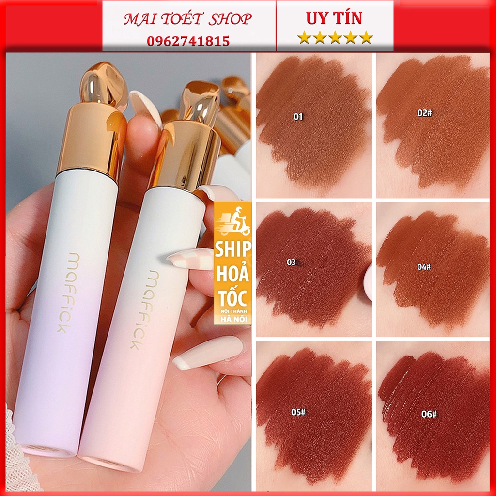 Son kem lì Maffick/Kakashow/Joco/herorange/HANGENEE/PCU mềm mịn như nhung,son nội địa trung chính hãng