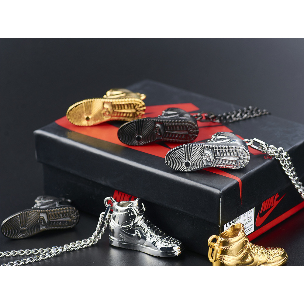 Vòng cổ Mặt Hình Giày Sneaker Phong Cách Hip hop Cá Tính Cho Nam Và Nữ